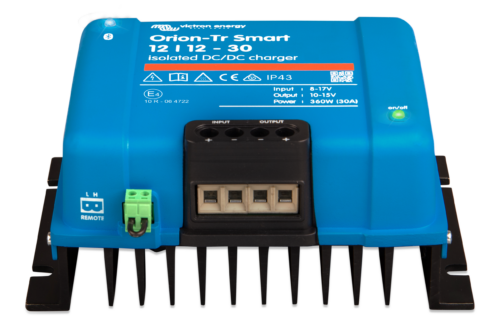 Orion-Tr Smart 12-12-30 (front) Victron Orion-Tr Smart 12/12-30A (360W) Isolated DC-DC charger