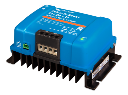 Orion-Tr Smart 12-24-15 (left) Victron Orion-Tr Smart 12/24-15A (360W) Isolated DC-DC charger