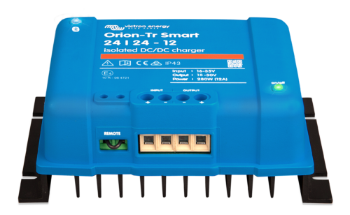 Orion-Tr Smart 24-24-12 (front) Victron Orion-Tr Smart 24/24-12A (280W) Isolated DC-DC charger
