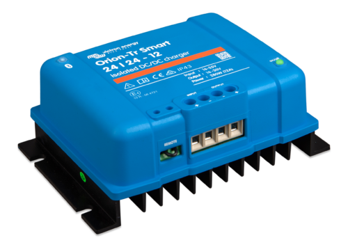 Orion-Tr Smart 24-24-12 (right) Victron Orion-Tr Smart 24/24-12A (280W) Isolated DC-DC charger