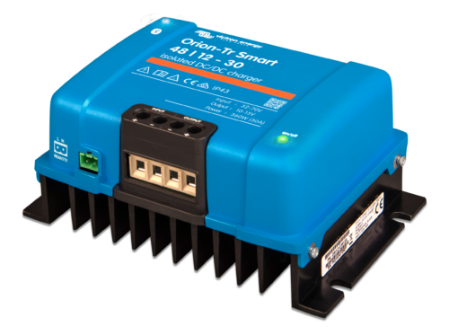 Orion-Tr Smart 48-12-30 (left) Victron Orion-Tr Smart 48/12-30A (360W) Isolated DC-DC charger